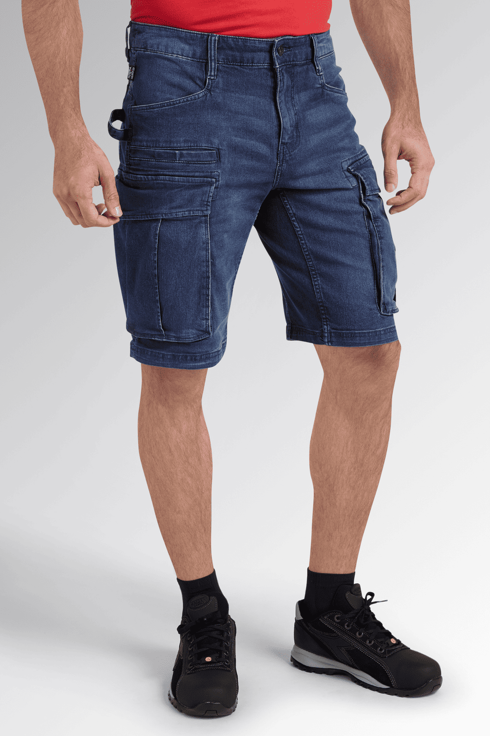 Bermuda in Jeans Diadora Stone Cargo Light