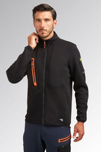 Felpa zip intera Diadora Hybrid Tactic 330 gr