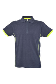 Polo in cotone con zip JRC Florida 165 gr