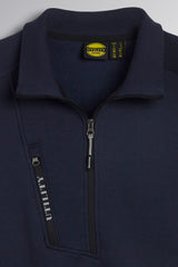 Felpa mezza zip Diadora HZ Litework 280 gr