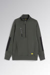 Felpa mezza zip Diadora HZ Litework 280 gr