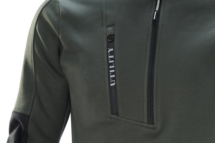 Felpa mezza zip Diadora HZ Litework 280 gr
