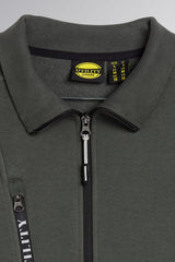 Felpa mezza zip Diadora HZ Litework 280 gr