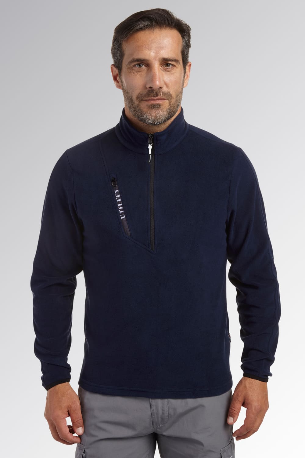 Pile mezza zip Diadora Pocket Litework 170 gr