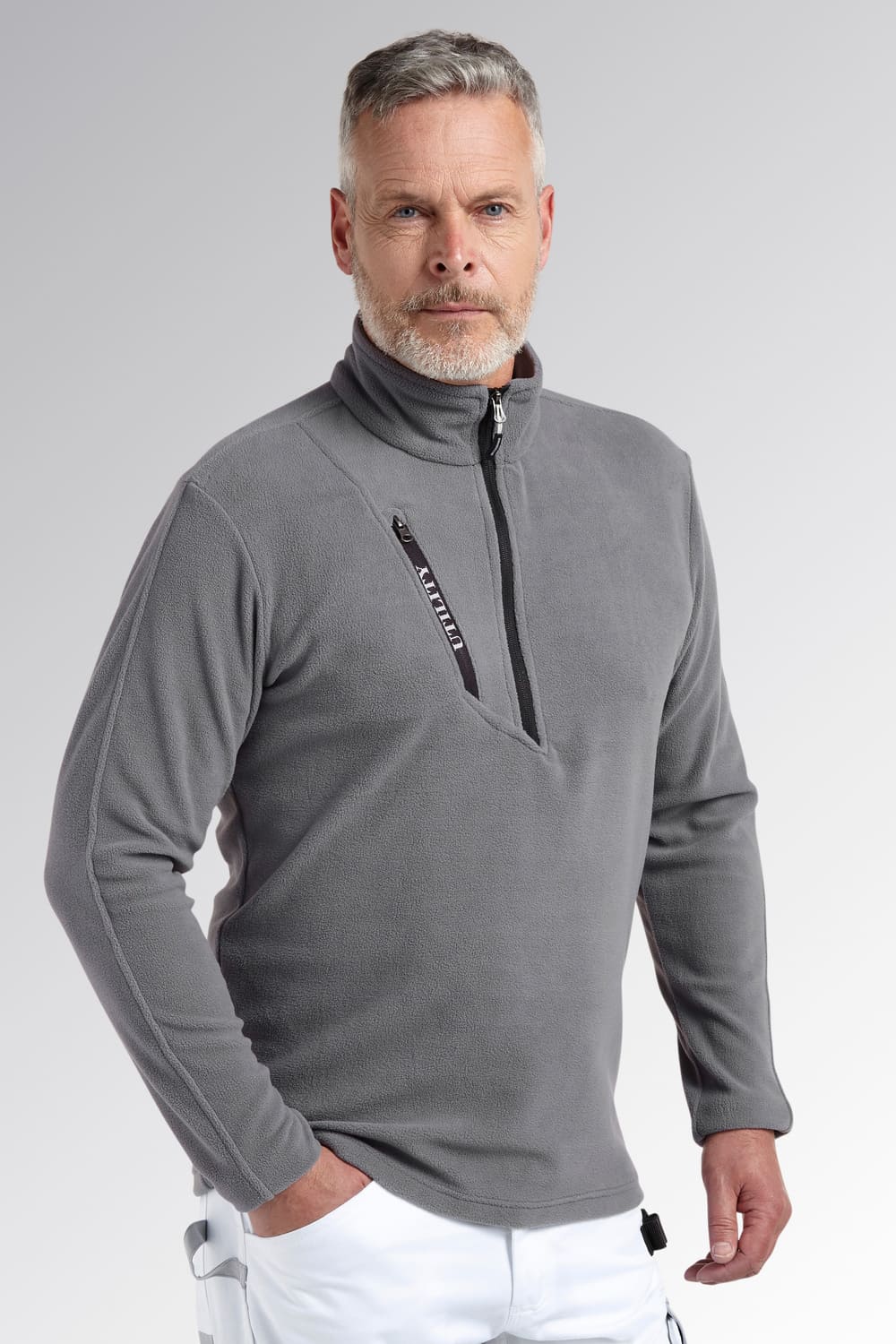 Pile mezza zip Diadora Pocket Litework 170 gr