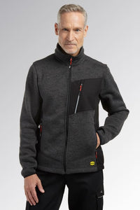 Felpa zip intera Diadora Knitted Chicago 300 gr