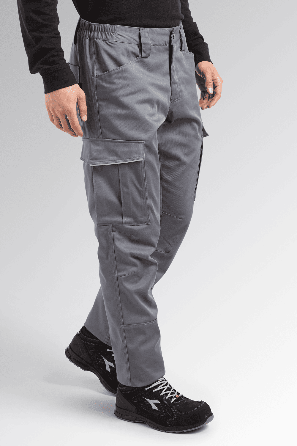 Pantalone elasticizzato Diadora Staff Stretch Cargo 260 gr