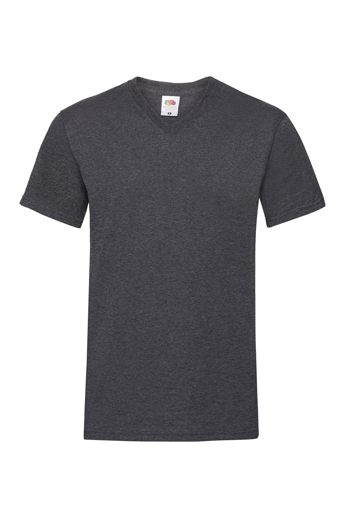 T-Shirt cotone Fruit of the Loom Valueweight scollo a V 165 gr.