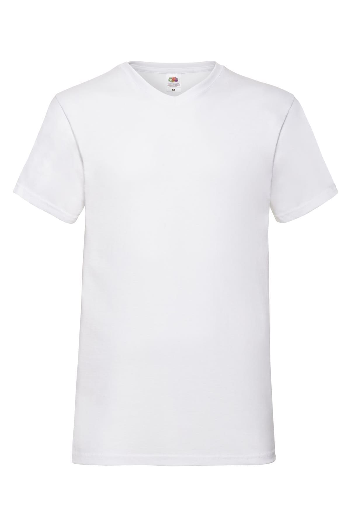 T-Shirt cotone Fruit of the Loom Valueweight scollo a V 165 gr.