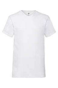 T-Shirt cotone Fruit of the Loom Valueweight scollo a V 165 gr.