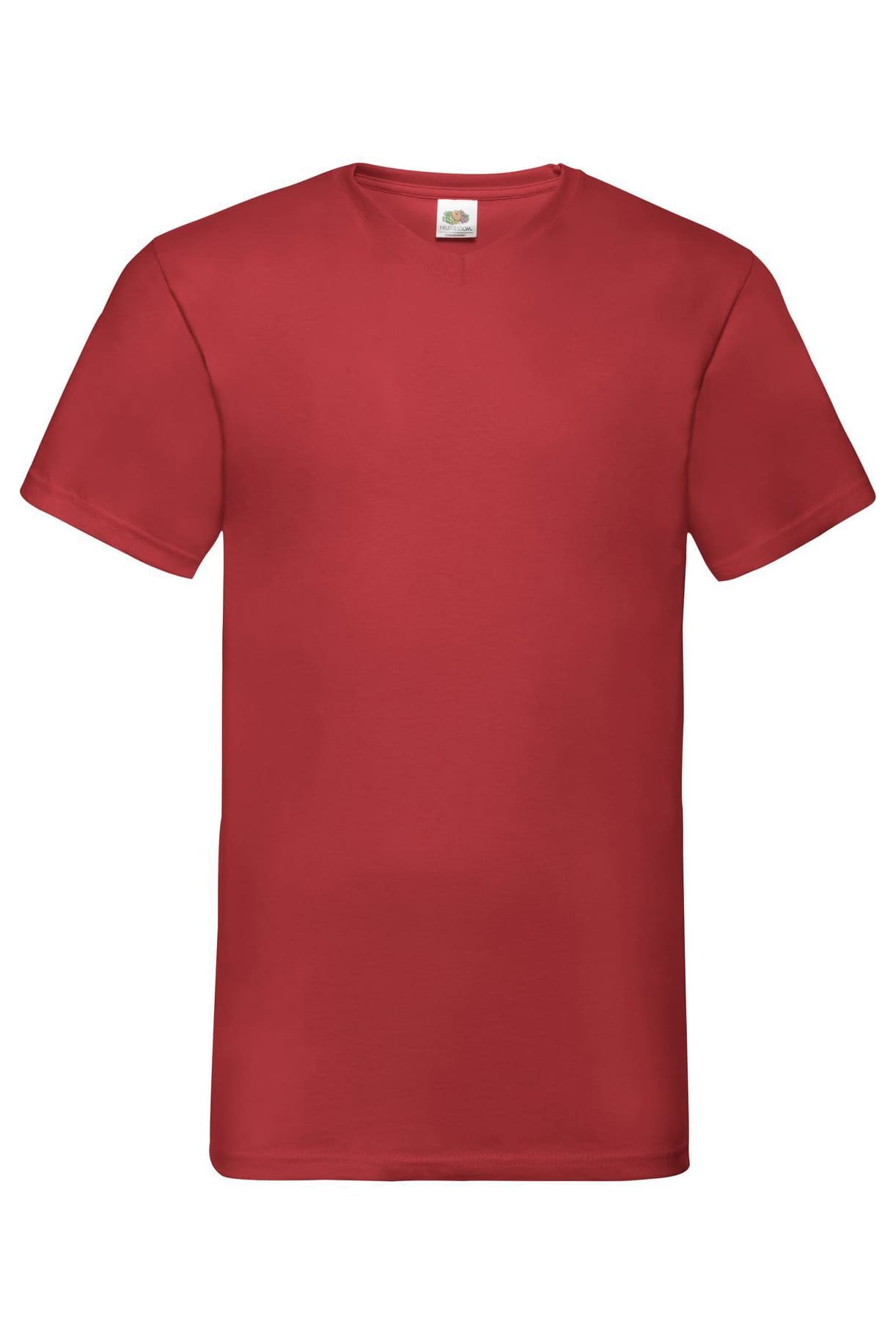 T-Shirt cotone Fruit of the Loom Valueweight scollo a V 165 gr.