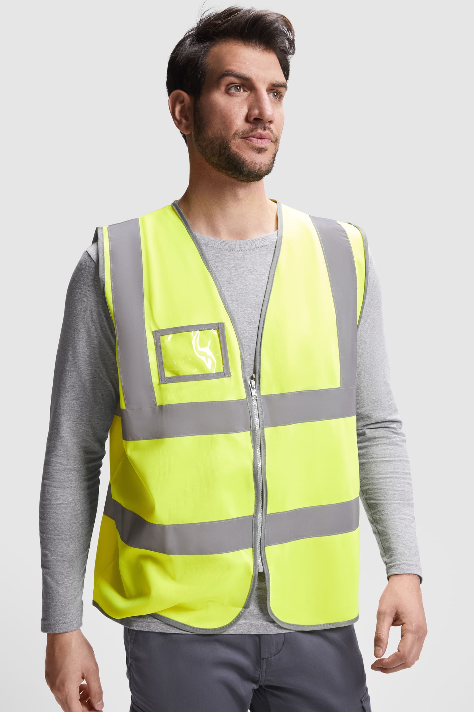 Gilet alta visibilità con zip Roly Polux
