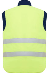 Gilet reversibile alta visibilità Roly Persei 450 gr