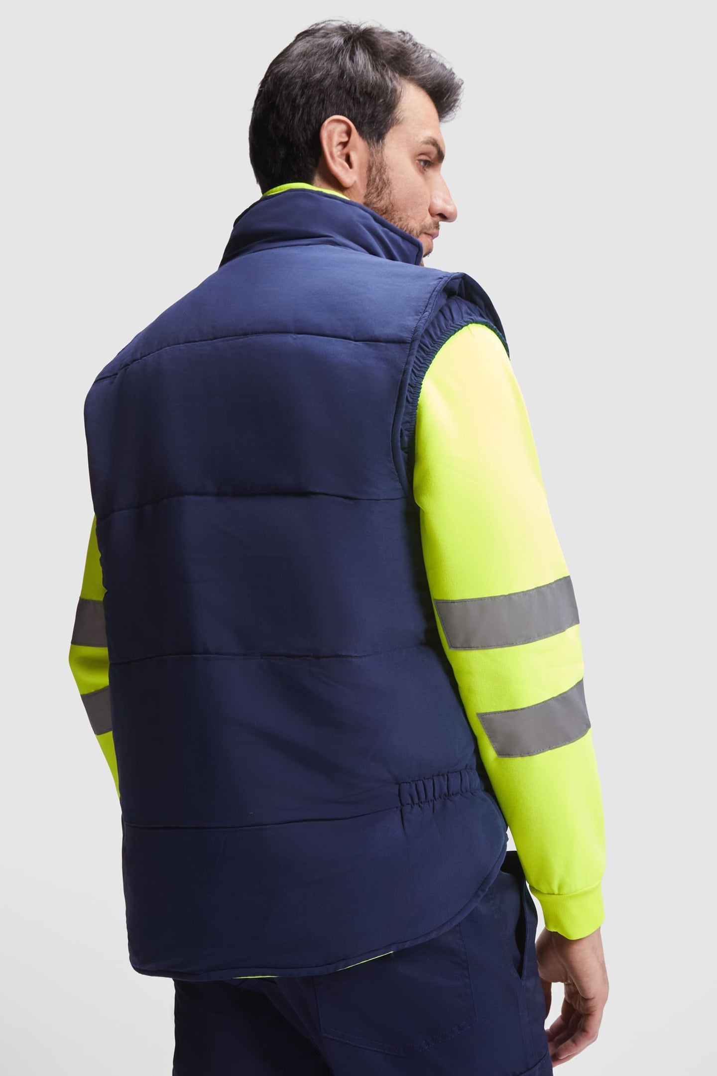 Gilet reversibile alta visibilità Roly Persei 450 gr