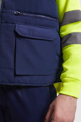 Gilet reversibile alta visibilità Roly Persei 450 gr