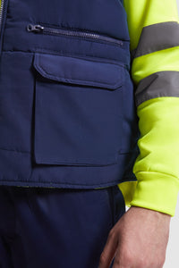 Gilet reversibile alta visibilità Roly Persei 450 gr
