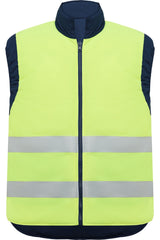 Gilet reversibile alta visibilità Roly Persei 450 gr