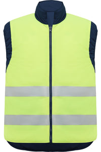 Gilet reversibile alta visibilità Roly Persei 450 gr