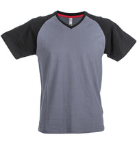 T-shirt in cotone scollo a V JRC Alicante 150 gr