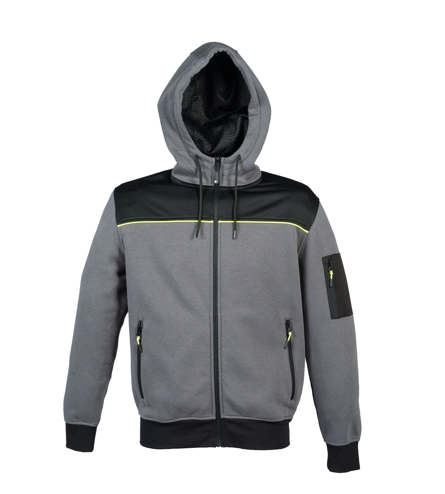 Felpa zip intera con cappuccio JRC Oregon 280 gr