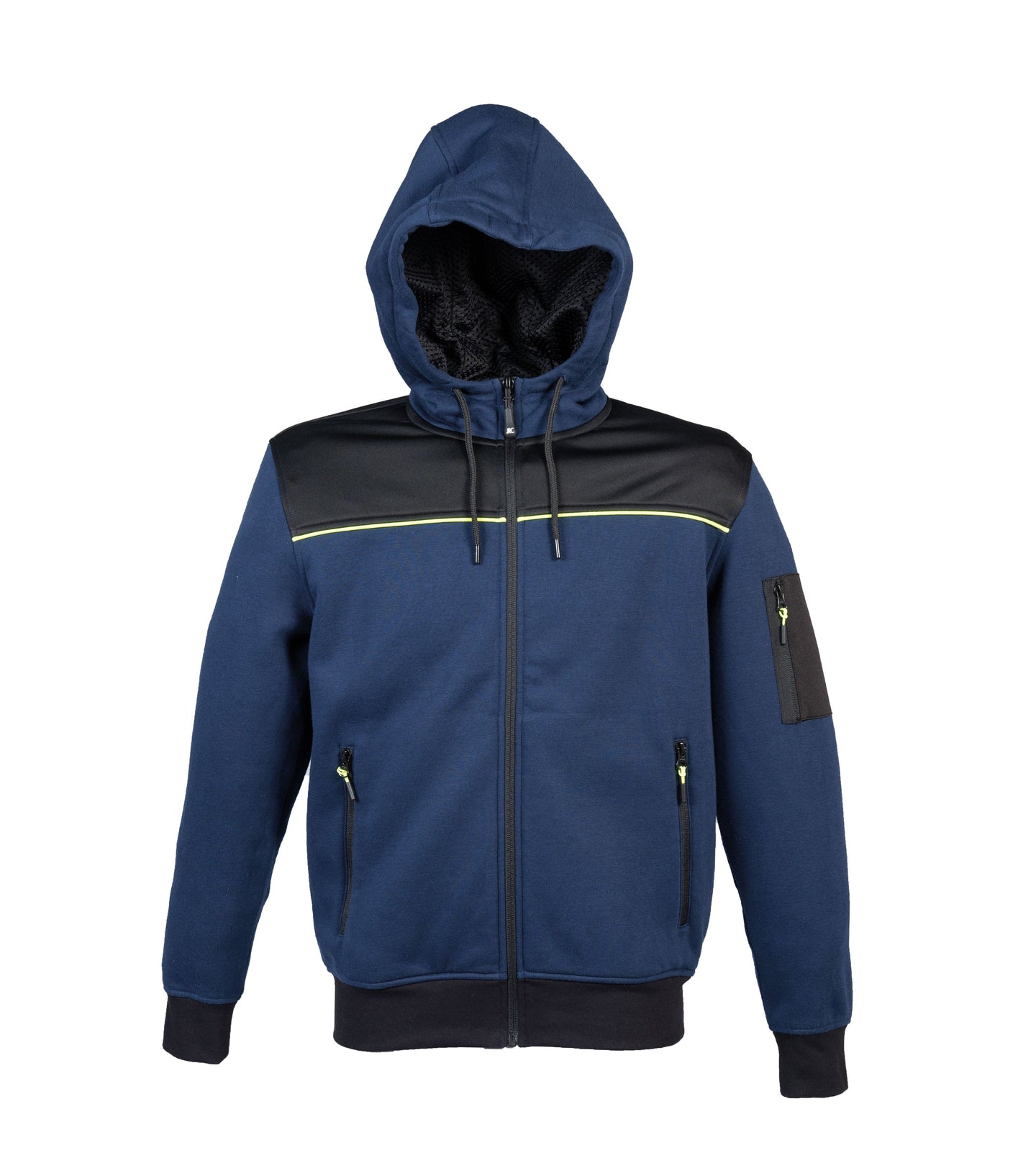 Felpa zip intera con cappuccio JRC Oregon 280 gr