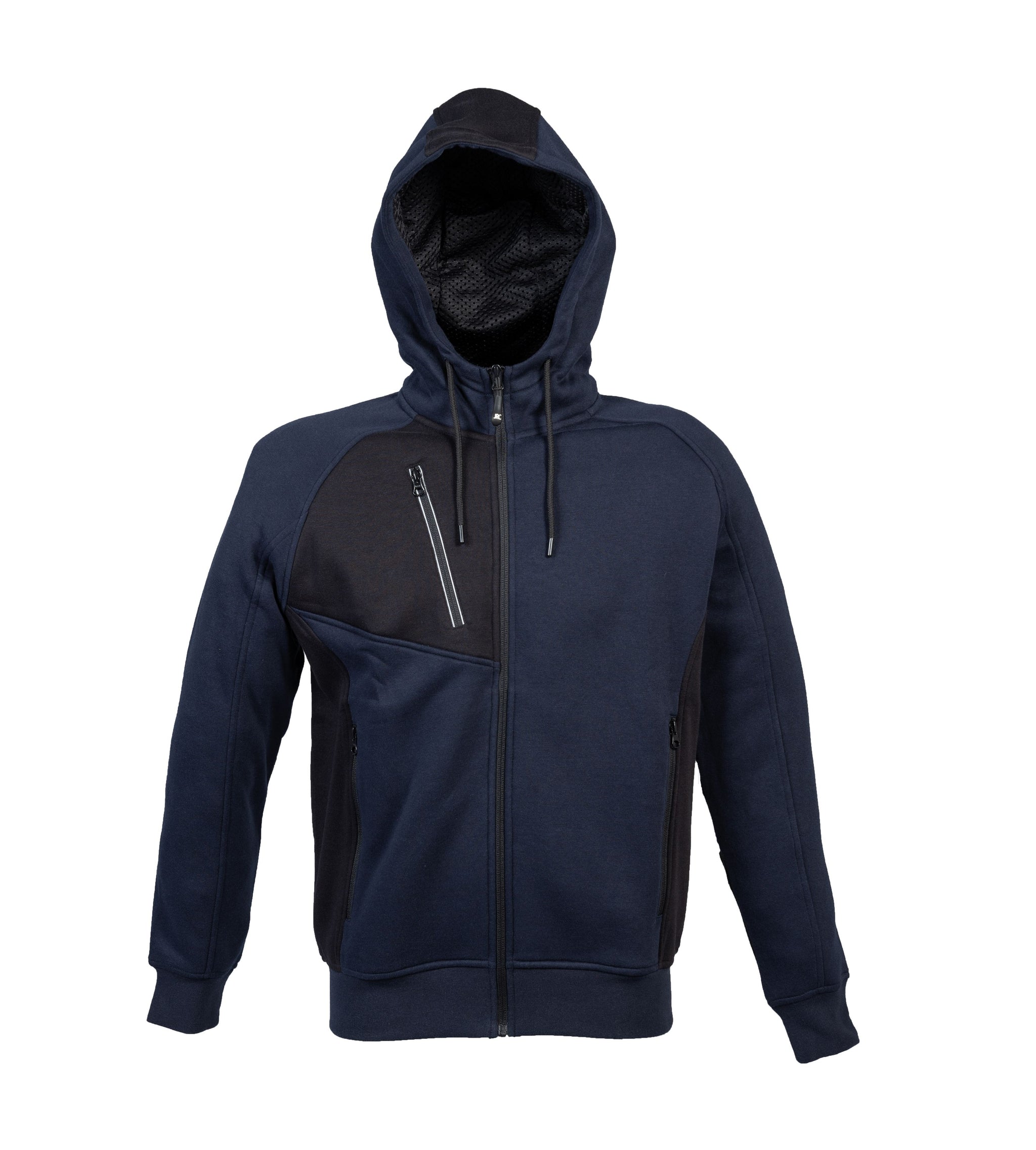 Felpa zip intera con cappuccio JRC Polonia Man 280 gr