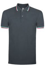 Polo cotone Black Spider Tricolore 200 gr