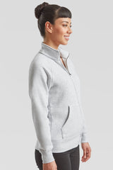 Felpa donna Fruit of the Loom zip intera 280 gr