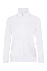 Felpa donna Fruit of the Loom zip intera 280 gr