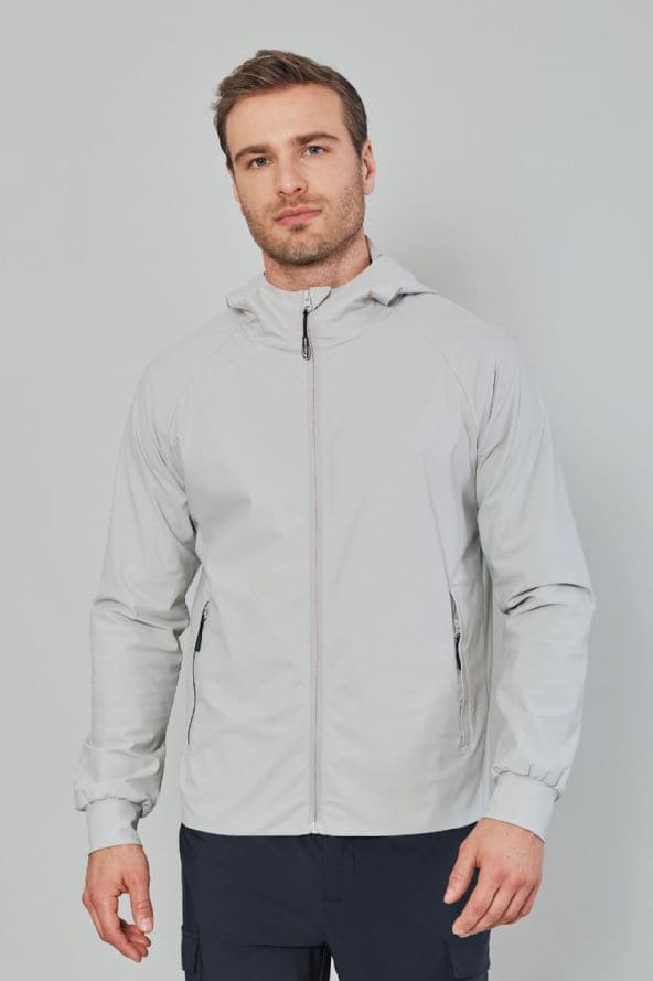 Giacca idrorepellente elasticizzata con cappuccio JRC Biarritz