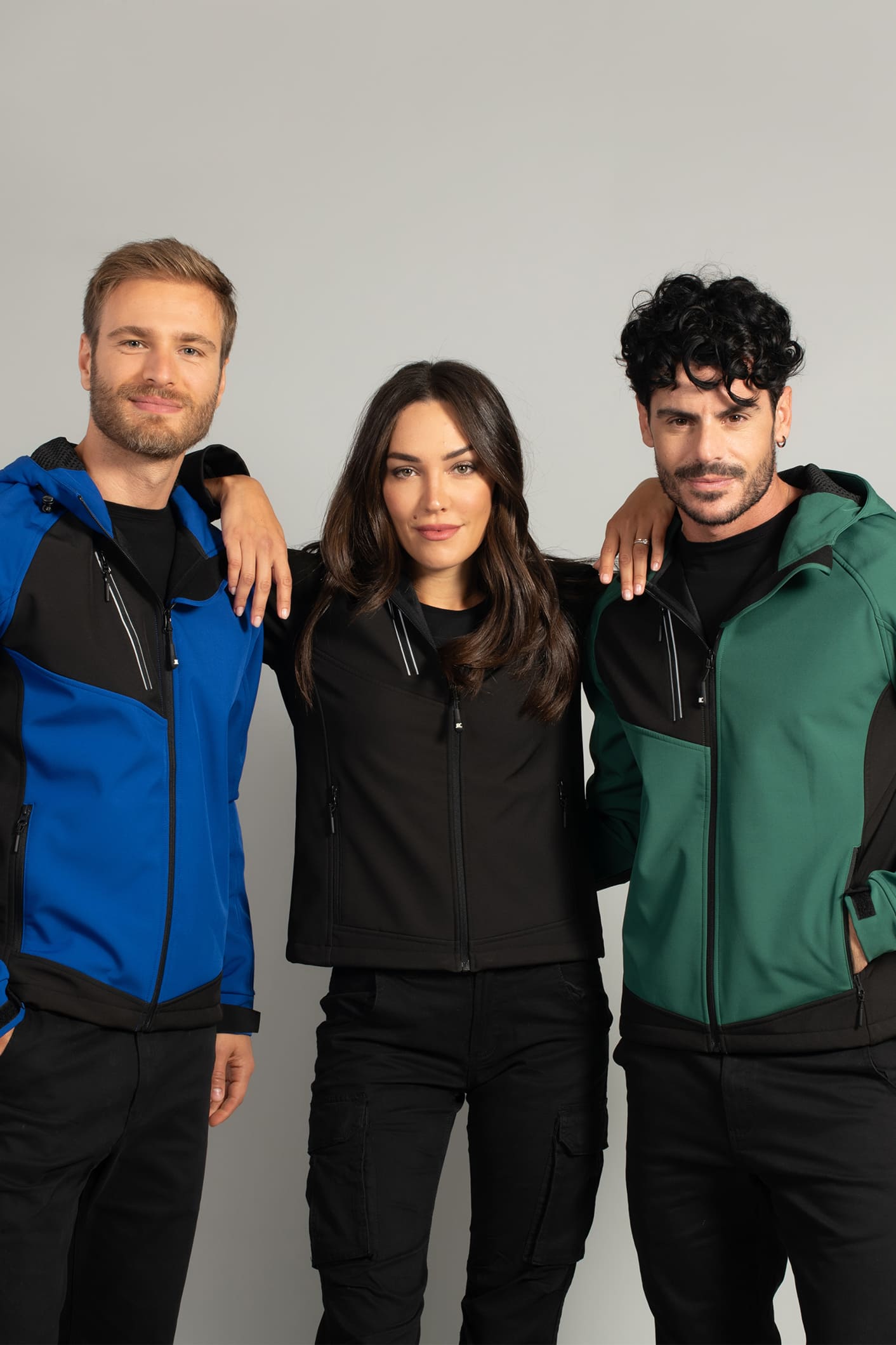 Giubbino in softshell impermeabile JRC Montebianco Man 320 gr