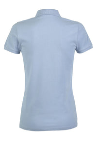 Polo donna cotone abbottonatura nascosta Owen 215 gr