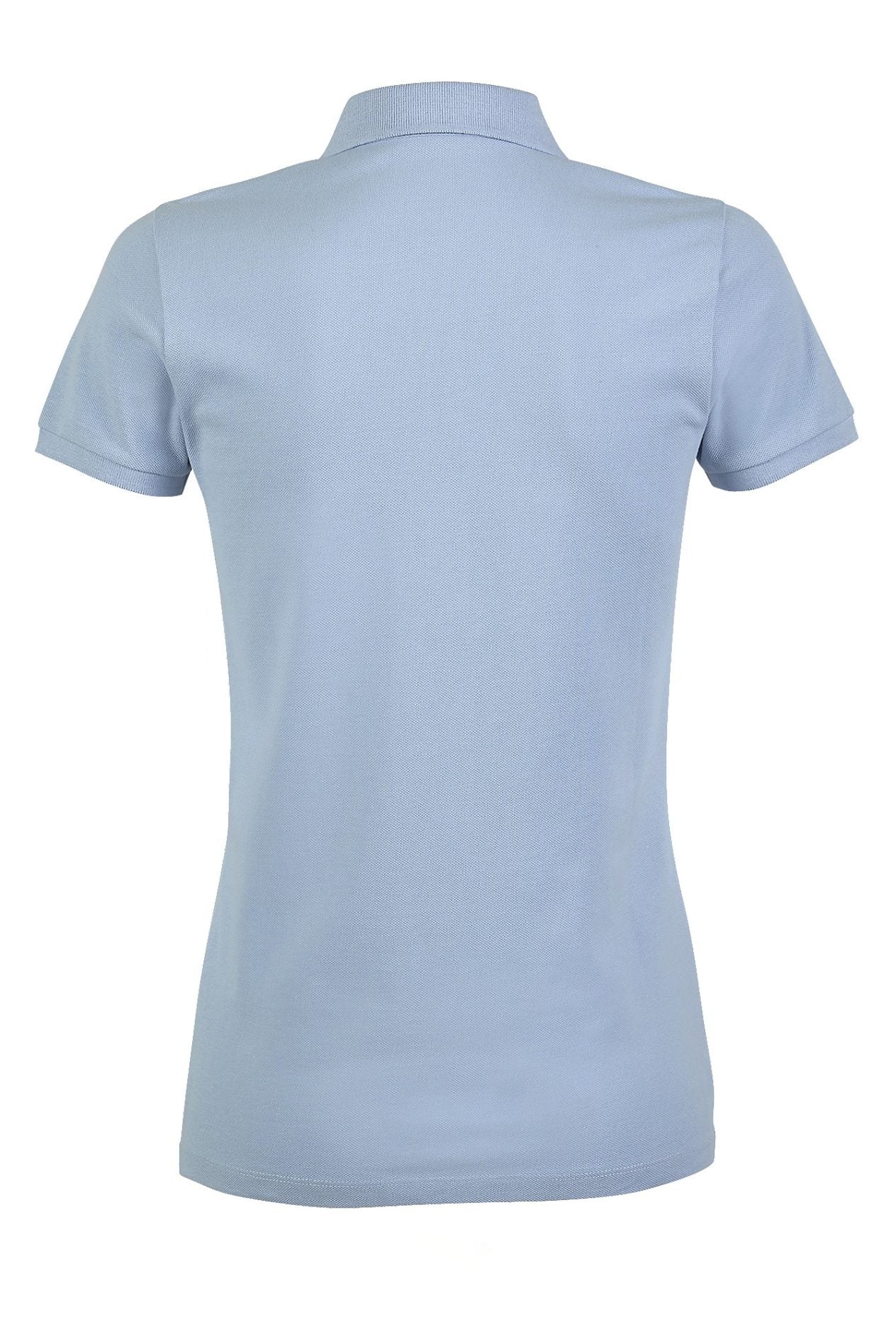 Polo donna cotone abbottonatura nascosta Owen 215 gr