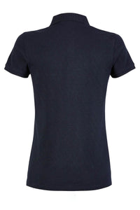 Polo donna cotone abbottonatura nascosta Owen 215 gr