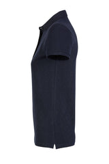 Polo donna cotone abbottonatura nascosta Owen 215 gr