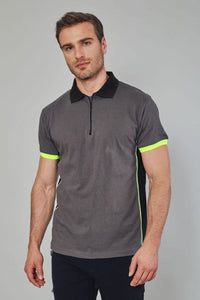 Polo in cotone con zip JRC Florida 165 gr