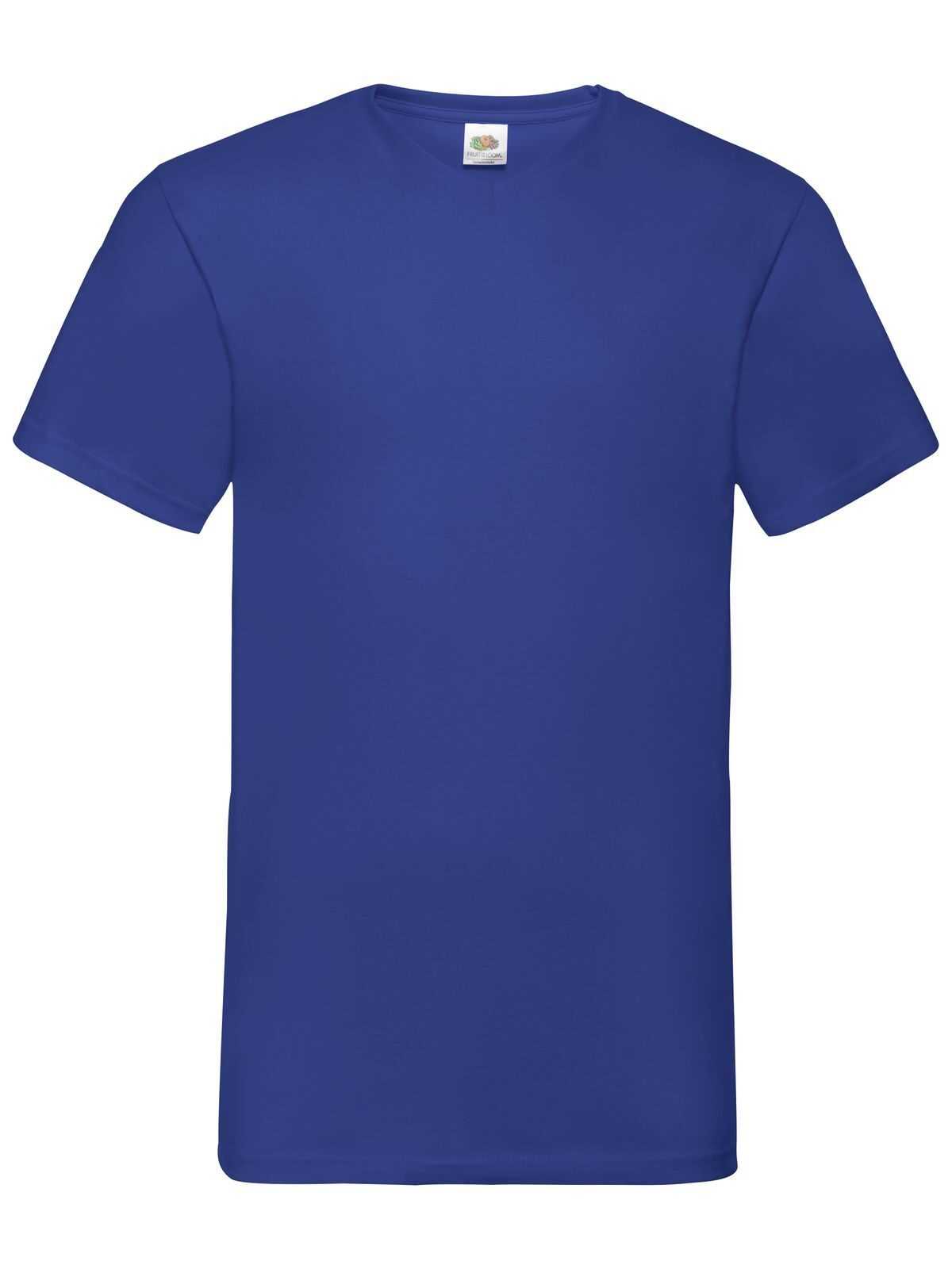 T-Shirt cotone Fruit of the Loom Valueweight scollo a V 165 gr.