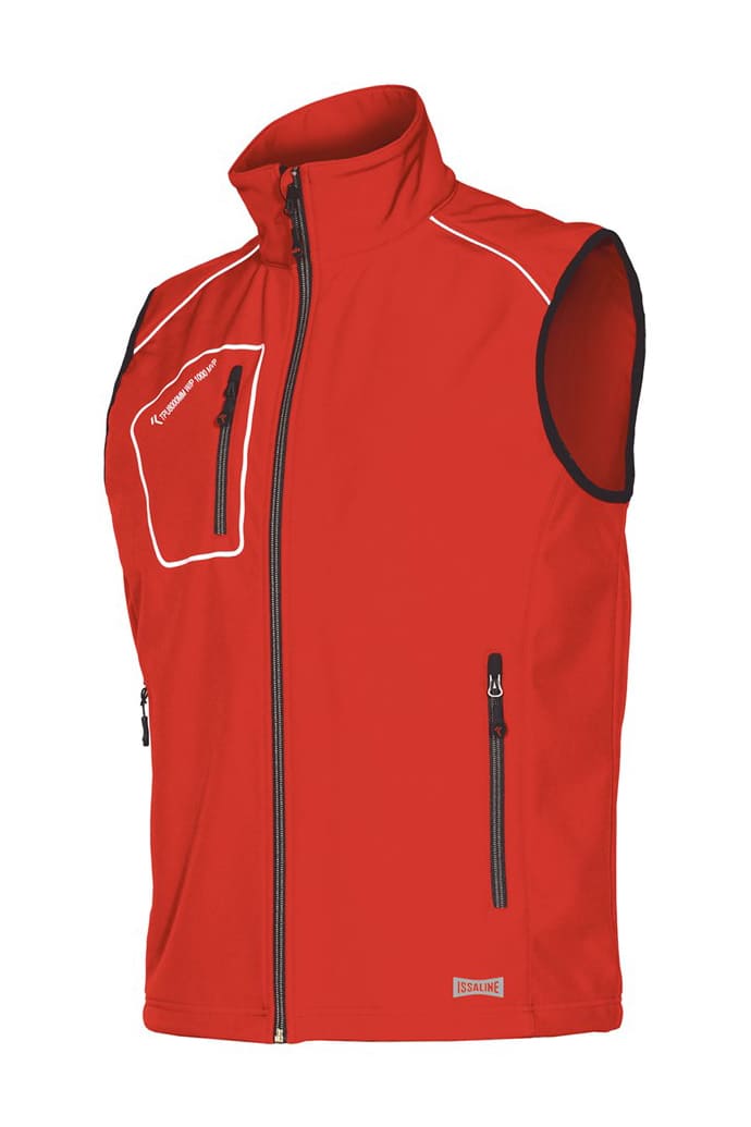 Gilet softshell interno in pile Issa Line Snappy