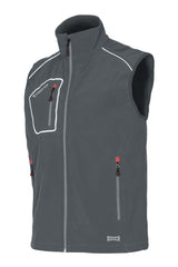 Gilet softshell interno in pile Issa Line Snappy
