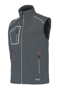 Gilet softshell interno in pile Issa Line Snappy