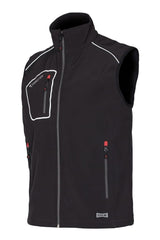 Gilet softshell interno in pile Issa Line Snappy