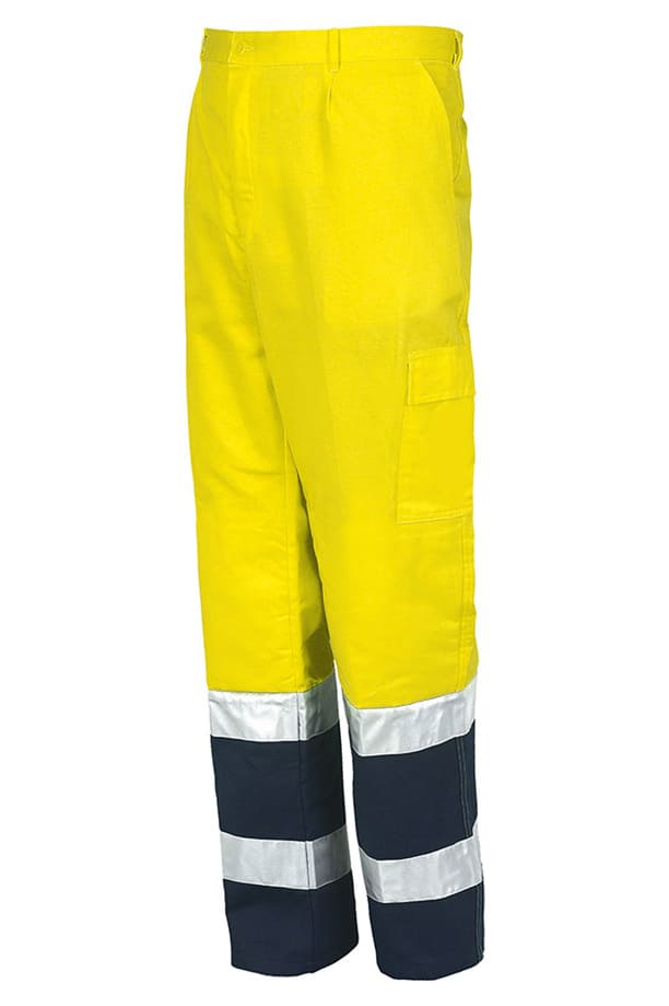 Pantaloni 4 stagioni alta visibilità bicolor Issa Line
