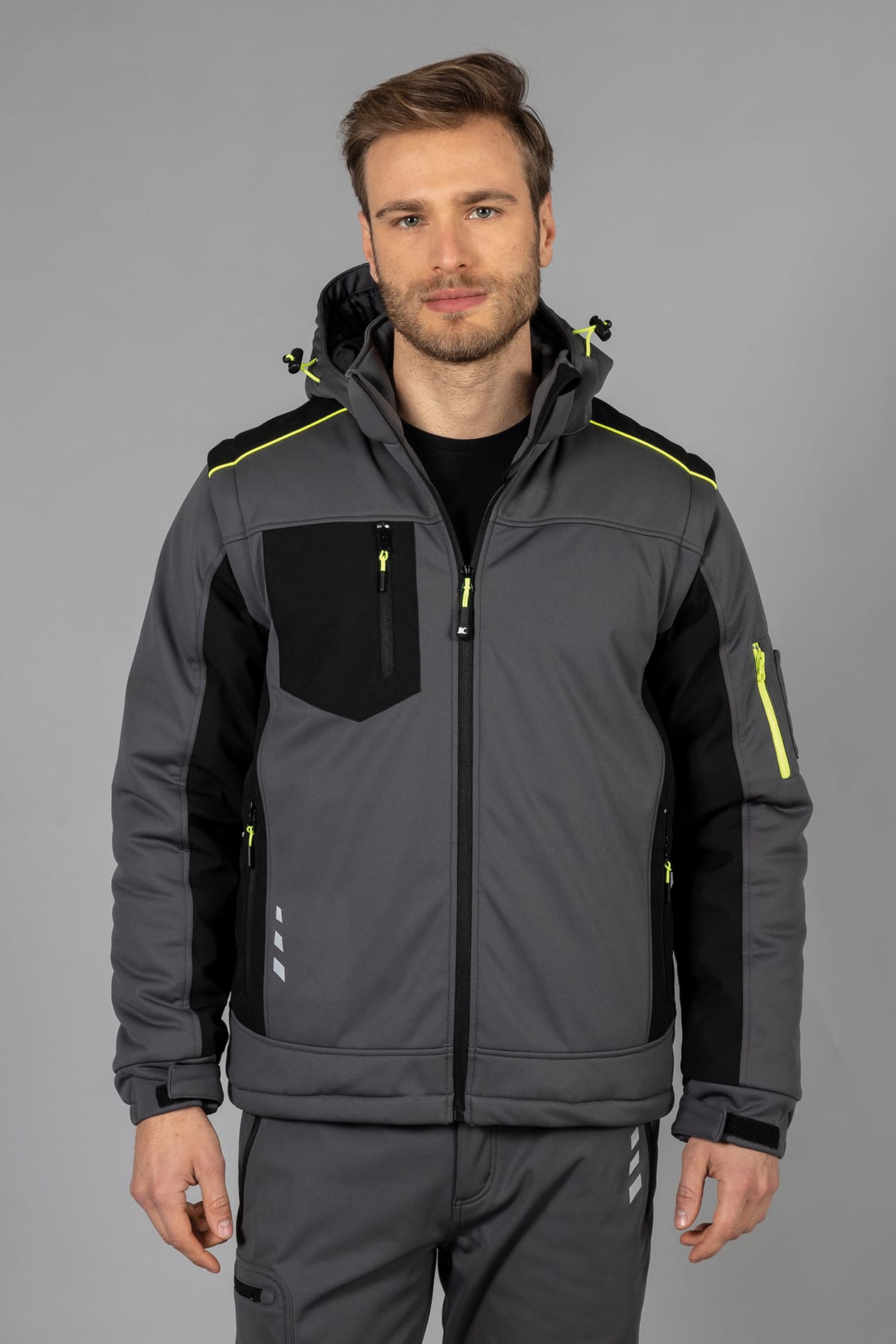 Giacca softshell imbottito smanicabile JRC Losanna