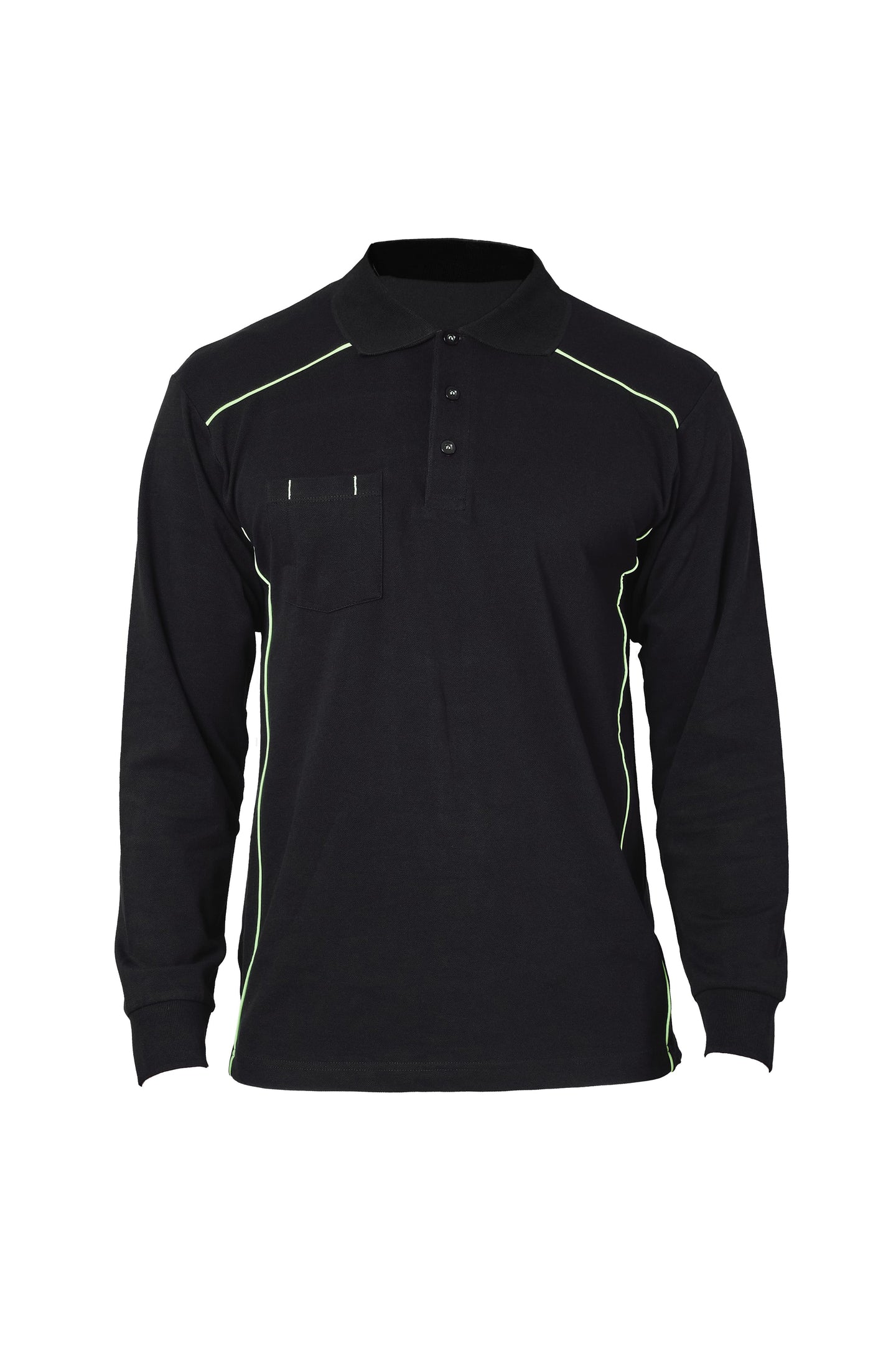 Polo in cotone elasticizzato maniche lunghe JRC Bruxelles 200 gr