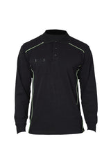 Polo in cotone elasticizzato maniche lunghe JRC Bruxelles 200 gr