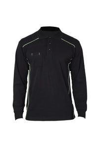Polo in cotone elasticizzato maniche lunghe JRC Bruxelles 200 gr