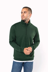 Felpa mezza zip 280 gr Basic K478