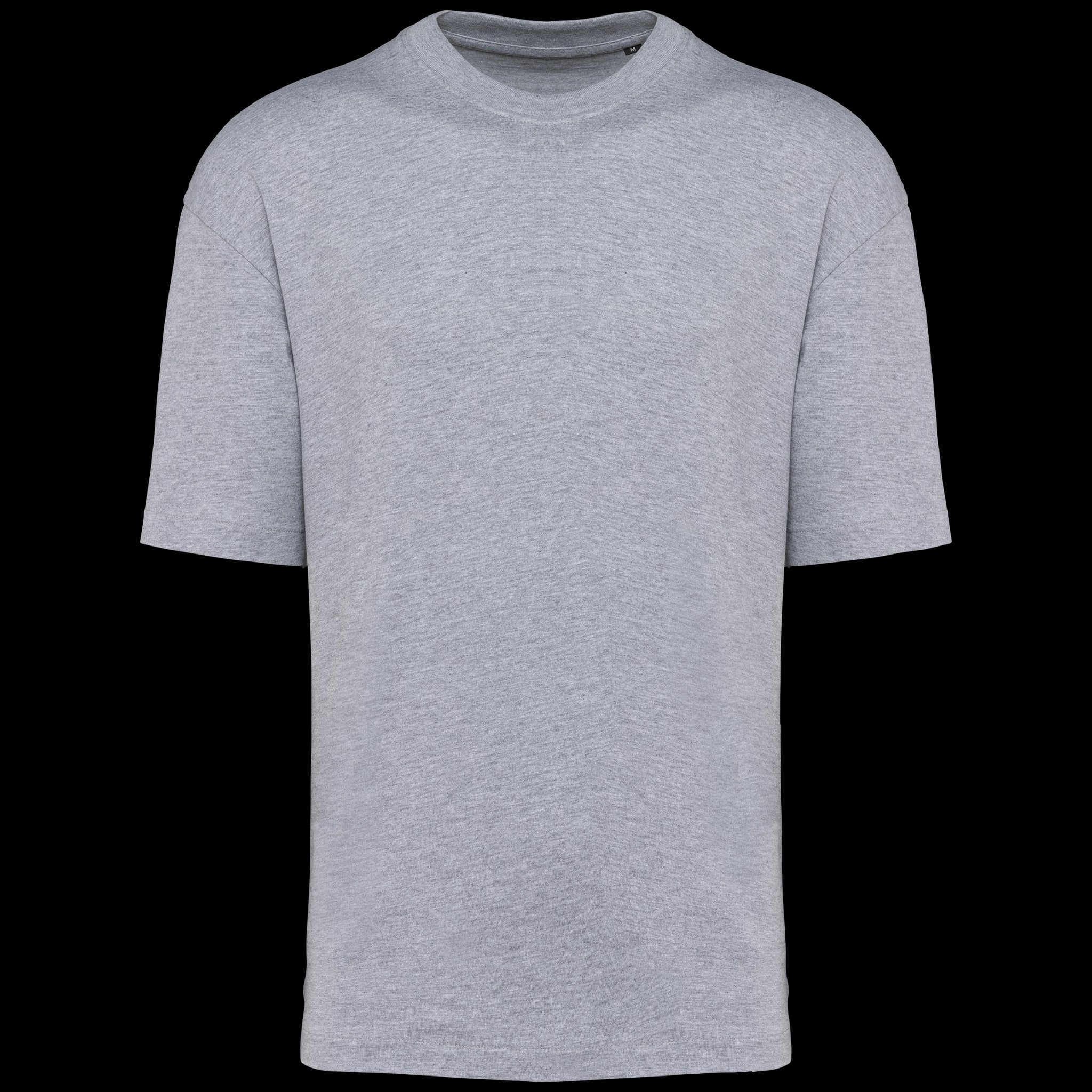 kariban-t-shirt-oversize-cotone-grigio-k3008