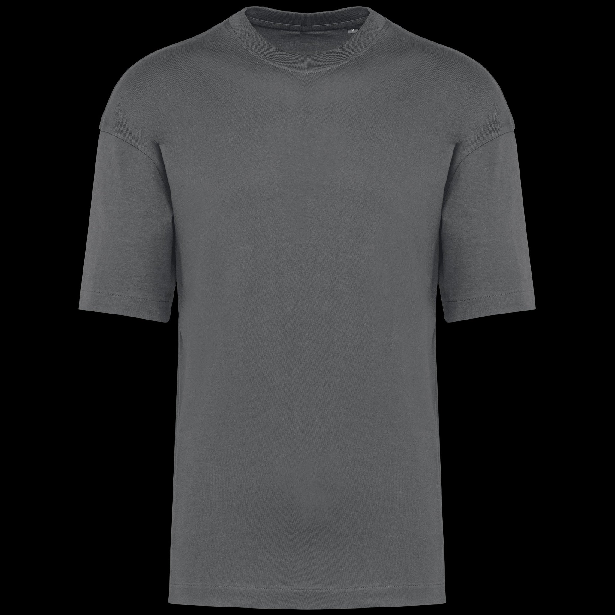 kariban-t-shirt-oversize-cotone-grigio-scuro-k3008