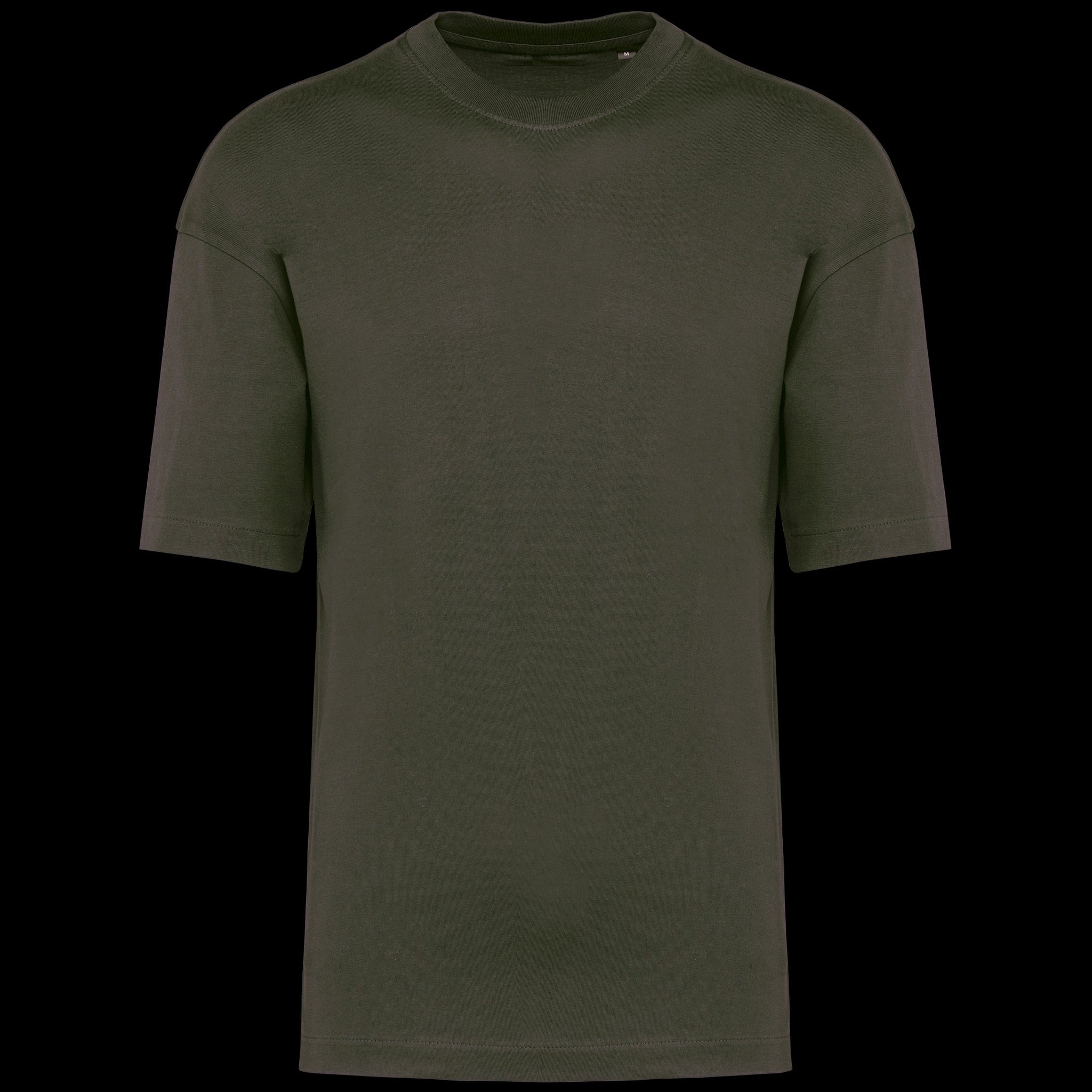 kariban-t-shirt-oversize-cotone-khaki-k3008